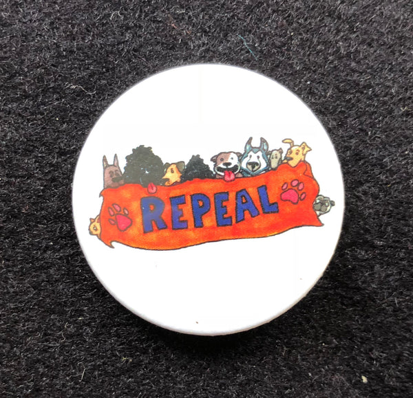 Dogs For Choice Banner Badge