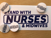 Stand with Nurses and Midwives Bumper Sticker