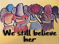 We still believe her stickers sheet (4 per sheet) art by Sarah Sheil